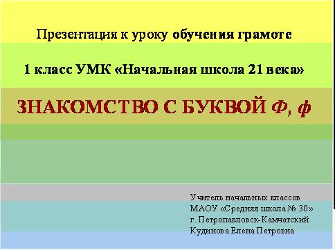 презентация знакомство с буквой я школа 21 века